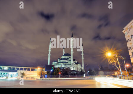 The Kocatepe Mosque in Ankara Stock Photo