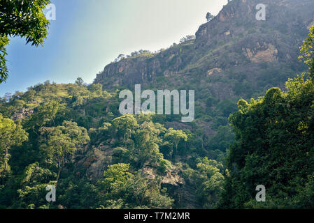 mountain landscape in Sri Lanka Stock Photo