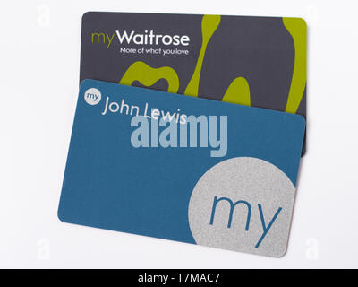 Loyalty Card - John Lewis and My Waitrose Stock Photo