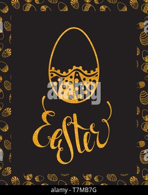 Easter egg design element Stock Vector