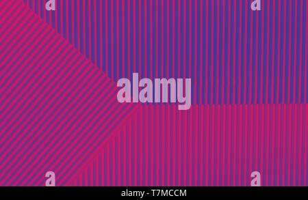 Geometric colorful paper background in trendy neon colors processed with gradient Stock Photo