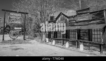 Old saloon at Riverkern in the Sequoia National Forest - RIVERKERN, UNITED STATES OF AMERICA - MARCH 29, 2019 Stock Photo