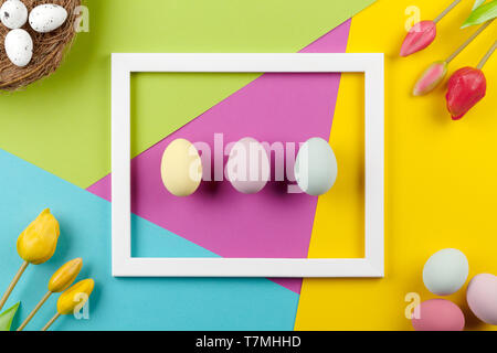 Happy easter background Stock Photo