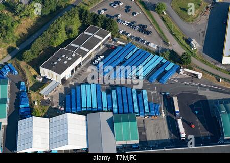 Volvic Factory Volvic Puy-de-Dome Auvergne Massif-Central France Stock ...