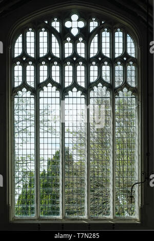 East window of St Mary and St Peter in Kelsale, Suffolk Stock Photo