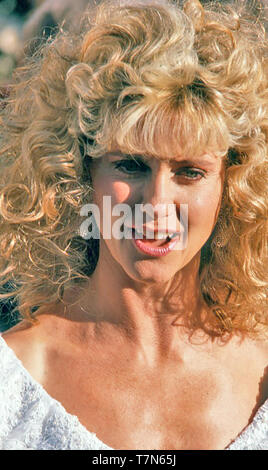 OLIVIA NEWTON-JOHN English-Australian singer and film actress in 1989 Stock Photo