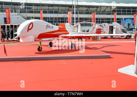 Alenia aeronautica uav farnborough international hi res stock