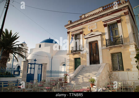 Greece, Cyclades islands, Serifos, Old Town (Chora) Stock Photo