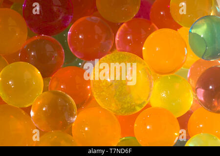 Background from bright colored balls Stock Photo