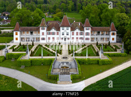 Waldegg Castle, Schloss Waldegg, Feldbrunnen-St. Niklaus near Solothurn, Switzerland Stock Photo