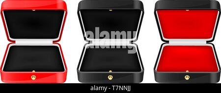 Jewelry boxes Stock Vector