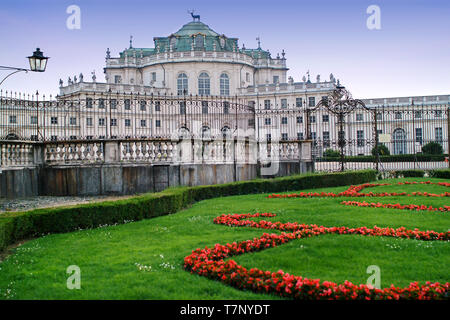 Turin, Piedmont, Italy the Hunting lodge of Stupinigi royal residence of Savoy Stock Photo
