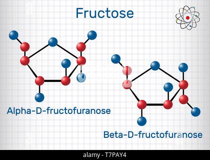beta d fructose vs alpha d fructose