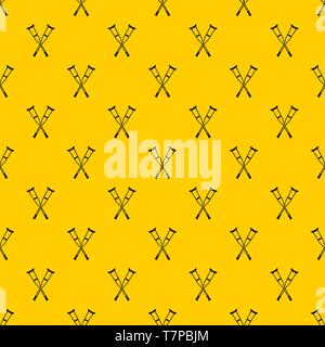 Crutches pattern vector Stock Vector