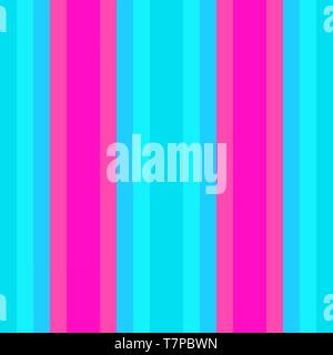vertical wallpaper lines neon fuchsia, deep sky blue and corn flower blue colors. abstract background with stripes for wallpaper, presentation, fashio Stock Photo