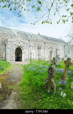 The church of St Mary and St Peter in Kelsale, Suffolk, restored by Edward Schröder Prior Stock Photo