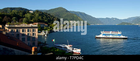 Italy, Lombardy, Lake Como, the village of Bellagio, Metropole hotel Stock Photo