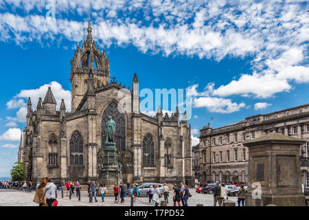 Edinburgh, Scotland, June 26, 2016: St Giles Cathedral. Stock Photo