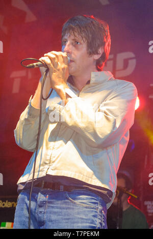 Regular Fries performing at the Reading Festival 2001 Stock Photo