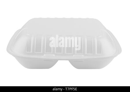 Thermo box for food isolated on white background Stock Photo