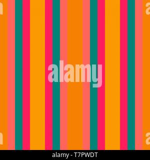 vertical lines background teal, dark orange and crimson colors. background pattern element with stripes for wallpaper, wrapping paper, fashion design  Stock Photo