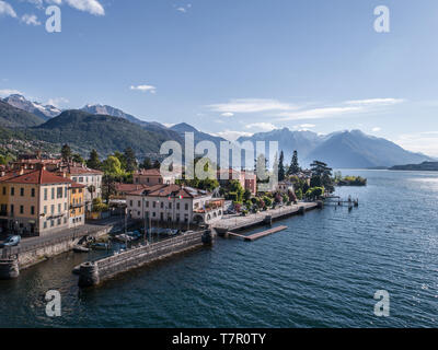 Holidays on lake of Como, typical village Stock Photo