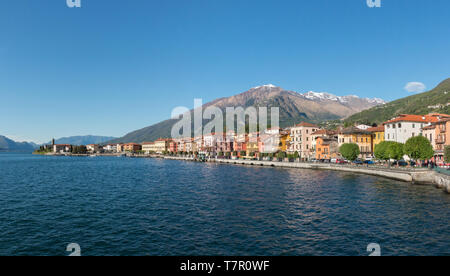 Lake of Como, city of Gravedona. Stock Photo