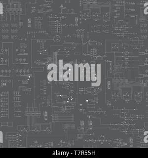 seamless abstract scheme pattern Stock Vector
