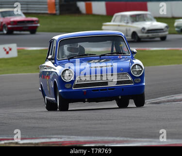 Ambrogio Perfetti, Oscar Rovelli, Ford Lotus Cortina Mk1, HRDC Coys ...