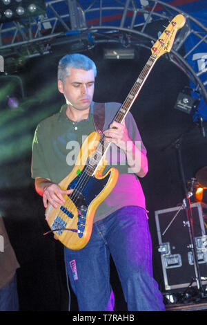 Regular Fries performing at the Reading Festival 2001 Stock Photo