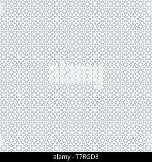 Seamless geometric ornament based on traditional arabic art.Grey and white lines.For design template,textile,fabric,wrapping paper,laser cutting.Conta Stock Vector