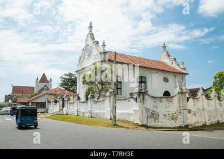 Dutch Reformed Church (Groote Kerk) b. 1755 inGalle, Southern Province, Sri Lanka Stock Photo