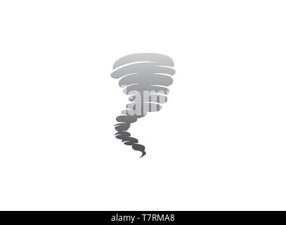 cyclone and whirlwind storm logo Stock Vector