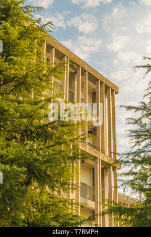 HANGZHOU, CHINA, DECEMBER - 2018 - Exterior view of campus of china academy of arts, located at hangzhou city, china Stock Photo