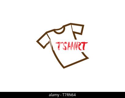 Menswear shirt, linear design icon of sports shirt 24035416 Vector