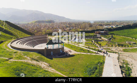 View of Hisor Fortress in Tajikistan, Central Asia. Stock Photo