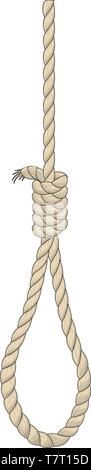 Noose Vector Illustration Stock Vector