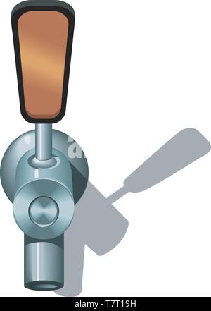 Beer Tap Vector Illustration Stock Vector