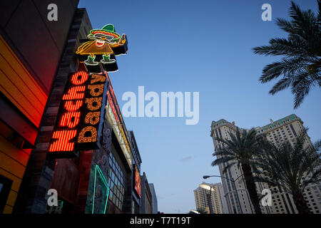 Las Vegas, Paradise, Nevada USA, Nacho Daddy restaurant Stock Photo