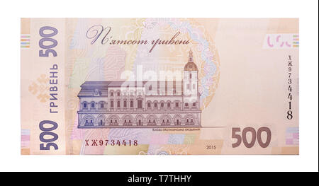 New note 500 Ukrainian hryvnia - front side, sample 2015 Stock Photo ...