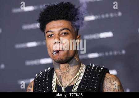 Los Angeles, USA. 08th May, 2019. Blueface arrives at the Fashion Nova x Cardi B Collection Launch Party held at the Hollywood Palladium on May 8, 2019 in Hollywood, Los Angeles, California, United States. Credit: Image Press Agency/Alamy Live News Stock Photo
