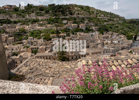 Modica town centre, southern Sicily Stock Photo