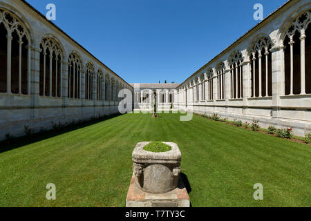 Cloister, Camposanto Monumentale, Pisa Stock Photo