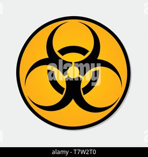 biohazard symbol vector illustration Stock Vector