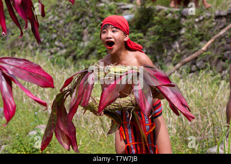 Hapao Rice festival,Banuae,Philippines Stock Photo