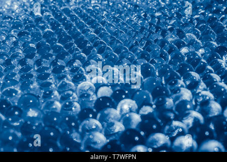 Water blue gel balls with bokeh. Polymer gel. Silica gel. Balls of blue  hydrogel. Crystal liquid ball with reflection. Blue balls texture  background Stock Photo - Alamy