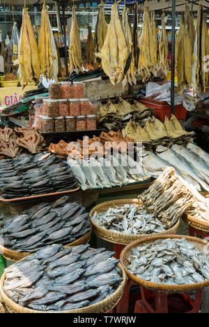 Vietnam, An Giang Province, Mekong Delta Region, Chau Doc, Chaudok Market Stock Photo