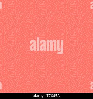Abstract seamless pink banner. Vector illustration. Trendy pink color background Stock Vector