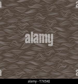The texture of the brown fur. Seamless pattern background. Vector illustration. Stock Vector