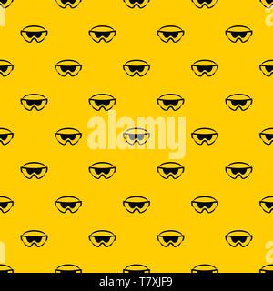 Safety glasses pattern vector Stock Vector